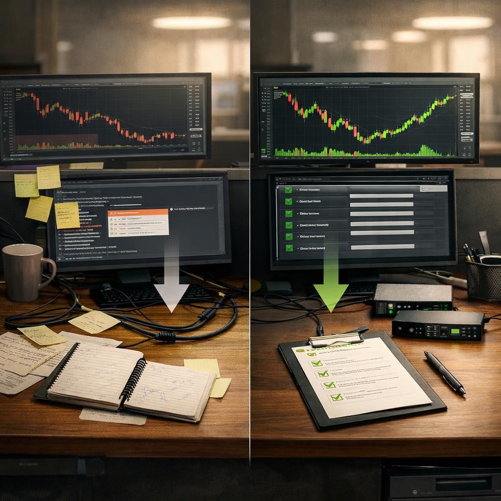broker failover planning weak vs strong process illustration for Broker failover planning for automated trading: what to document before connection issues become execution problems