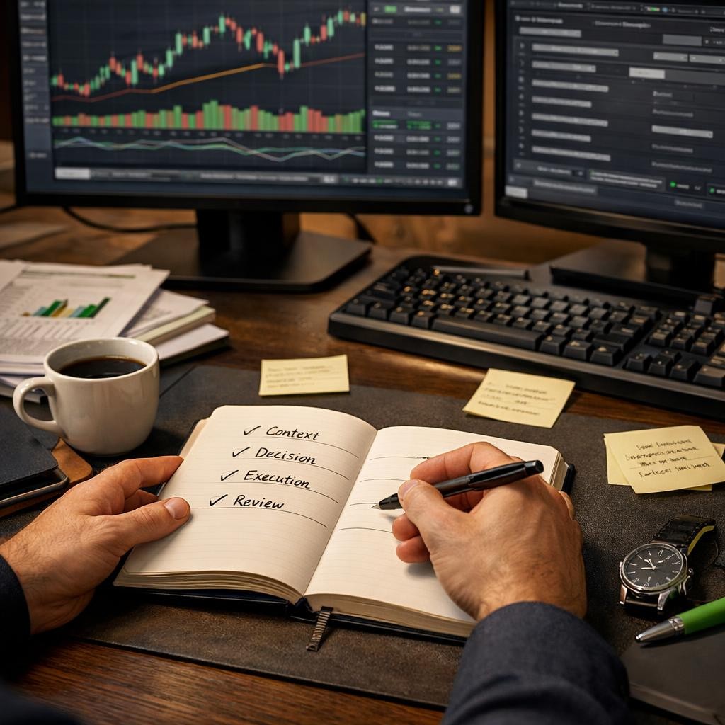 funded trader automation review checklist illustration for What funded traders should know about automation, drawdown discipline, and account hygiene