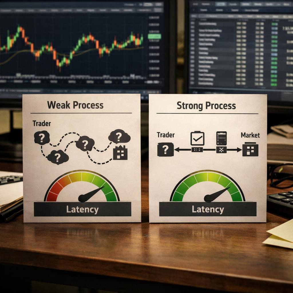 execution latency weak vs strong process illustration for Execution latency myths in retail automation: what matters, what does not, and where the real failures happen