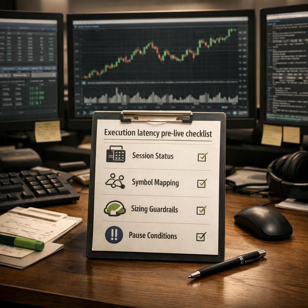 execution latency pre-live checklist illustration for Execution latency myths in retail automation: what matters, what does not, and where the real failures happen
