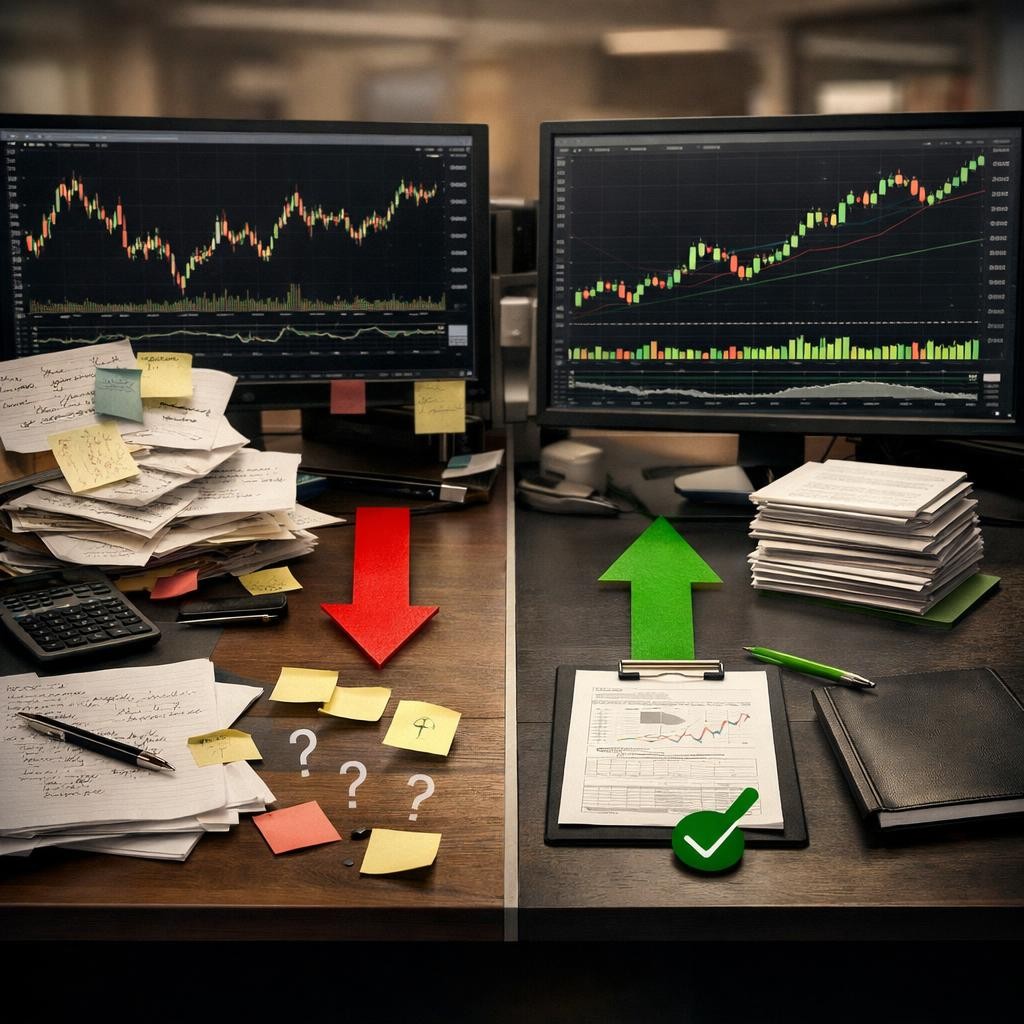 when not to automate a strategy weak vs strong process illustration for When not to automate a setup: the signs a strategy still needs discretionary review before going live